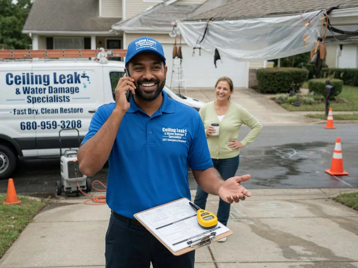 Ceiling Leak Cleanup Quincy, OH FAQs